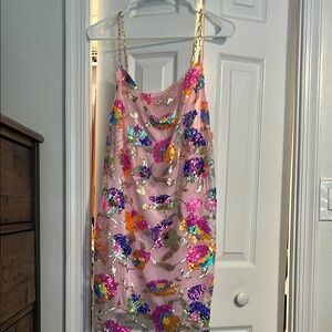 Colorful Sequin Dress